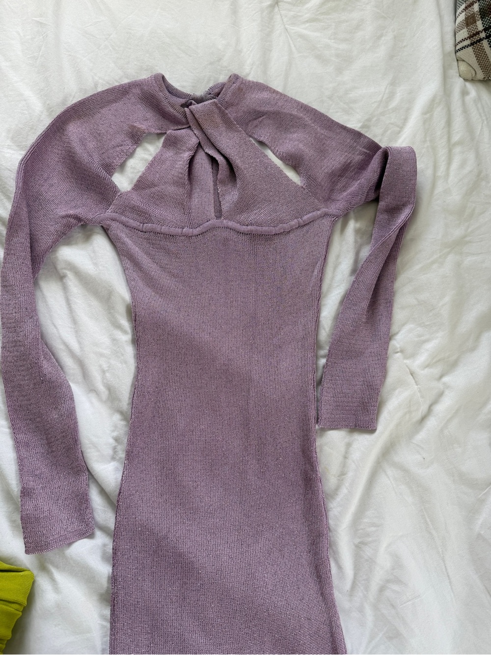 Baobab Collection Metallic Lilac Knit Top